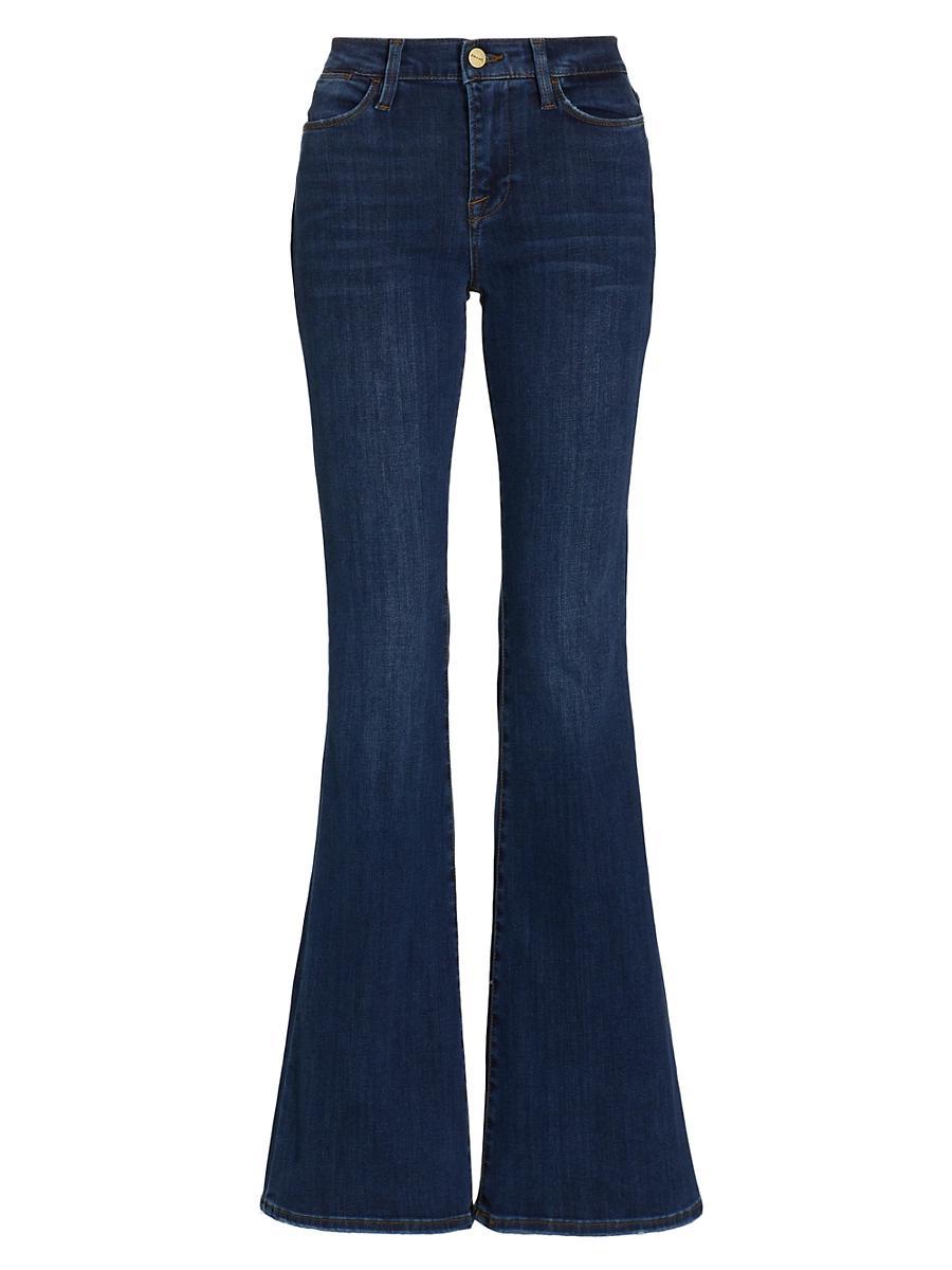 Frame Le High Rise Flare Jeans in Dublin Product Image