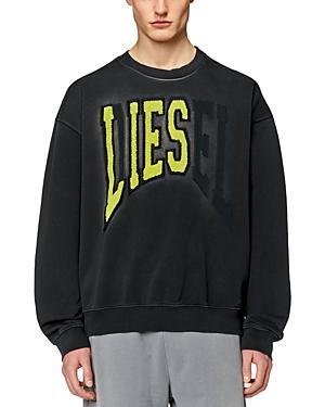 Diesel Relaxed Fit Crewneck Logo Graphic Sweatshirt Product Image