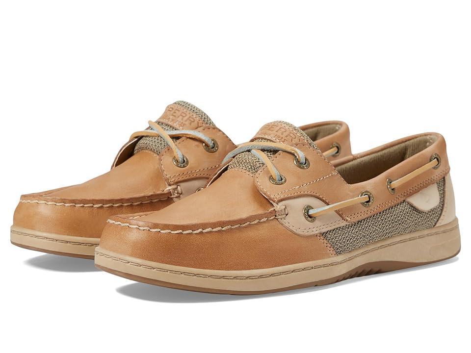 Womens Sperry Top-Sider Bluefish 2-Eye Boat Shoe - White / Multicolor Product Image
