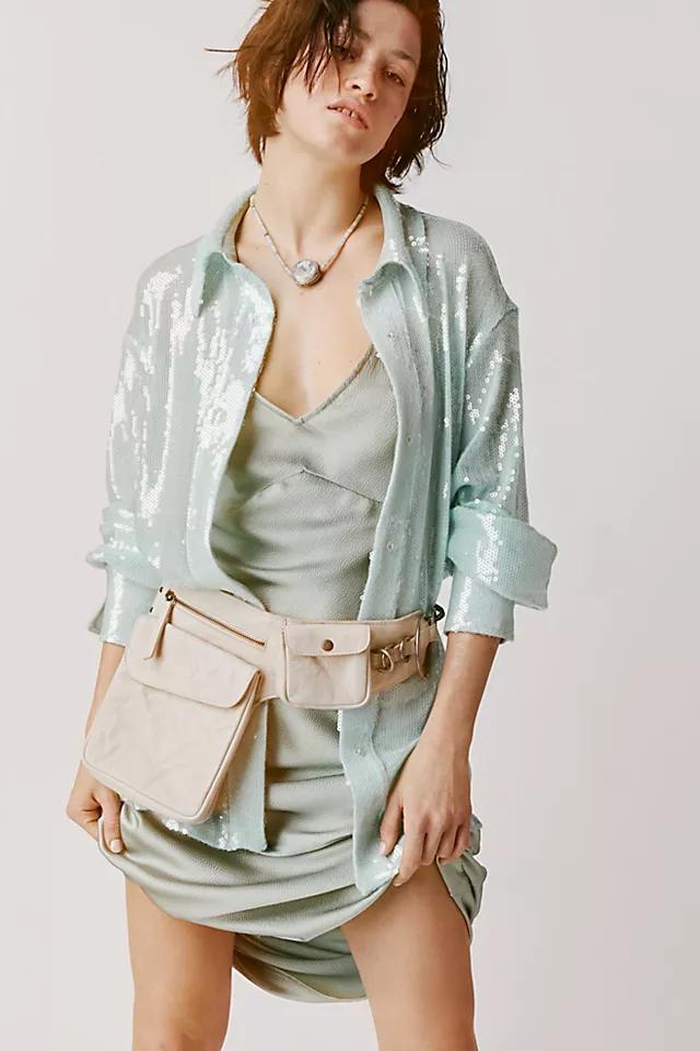 FP x EastNWestLabel Sheer Sequin Shirt Product Image