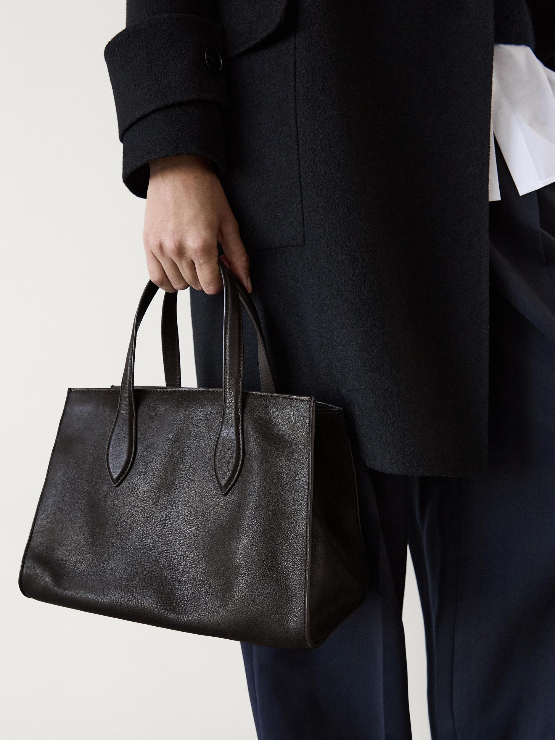 Nappa leather tote bag Product Image