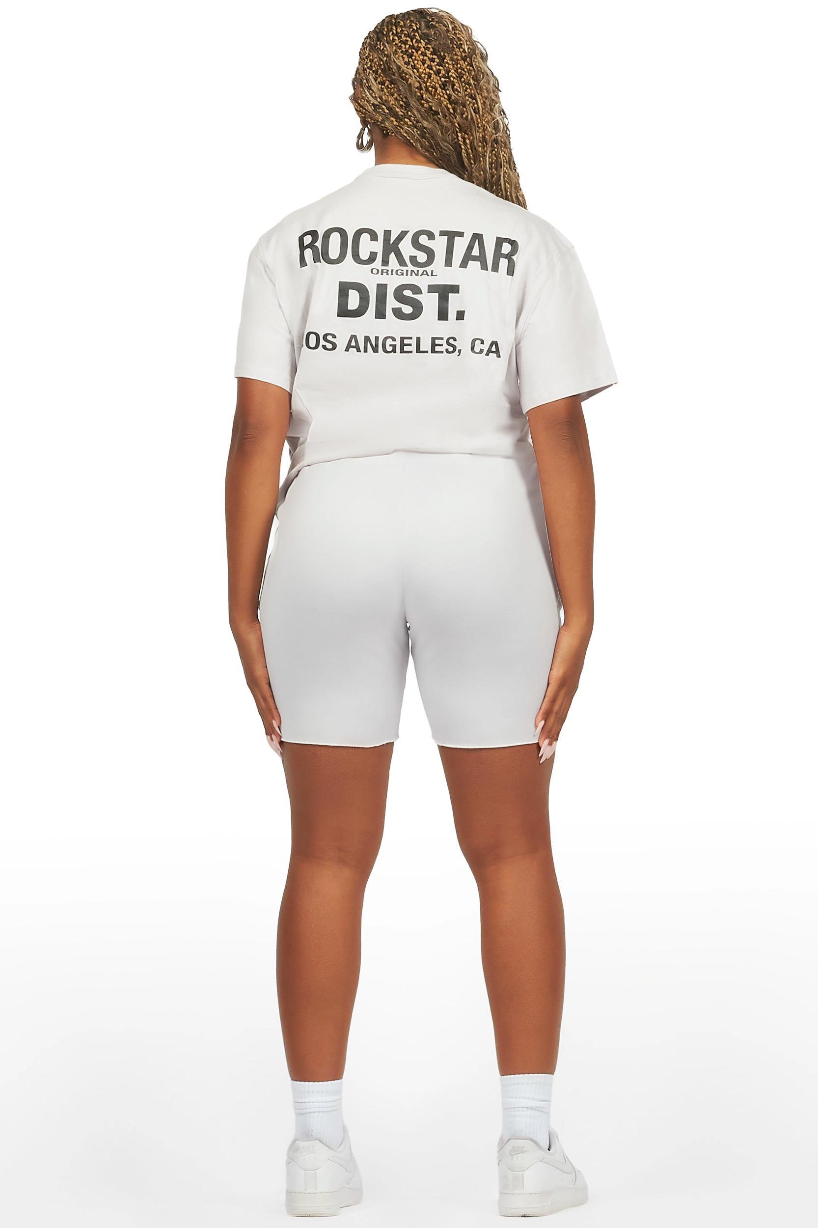 Dalasia Grey T-Shirt Short Set Female Product Image