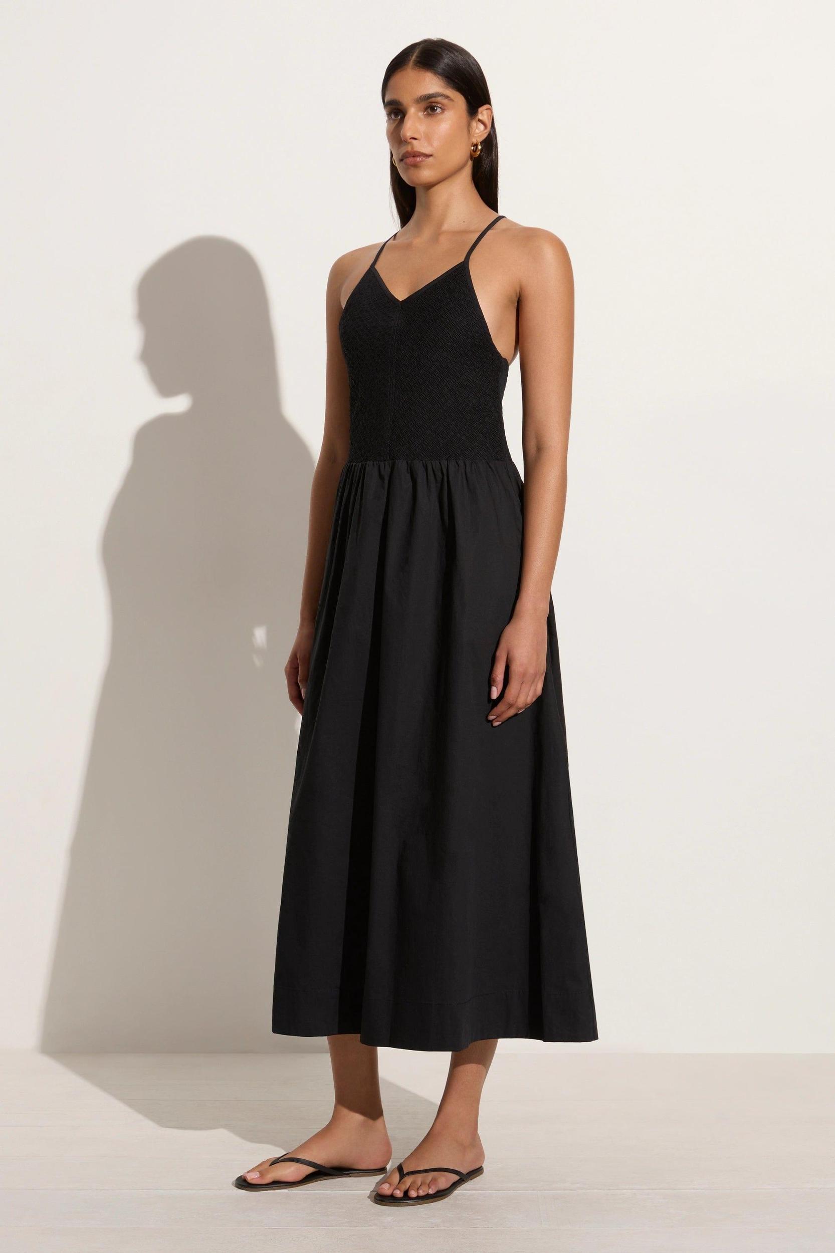 Camera Midi Dress Black - Final Sale Product Image