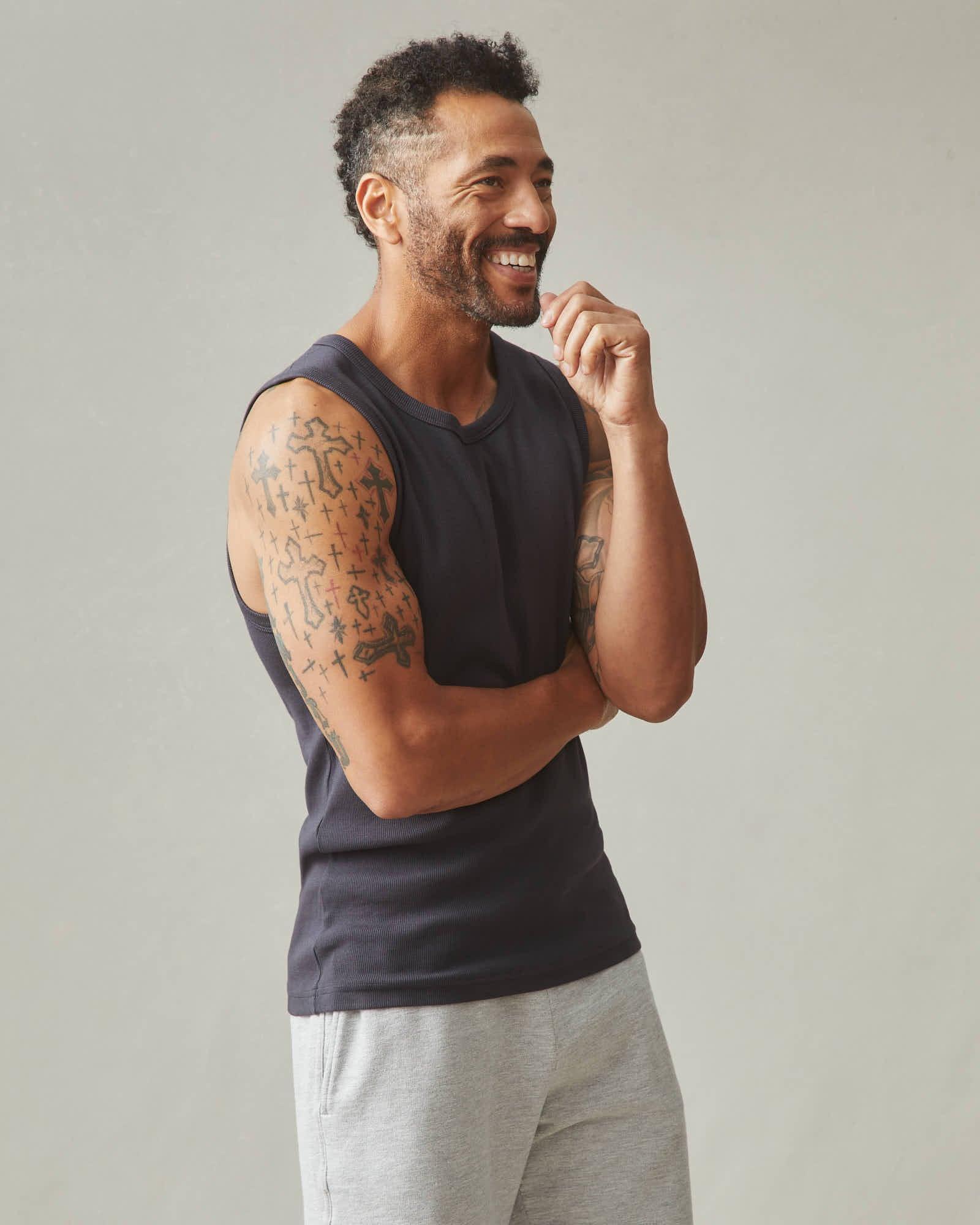Men's Rib Tank - Metropolitan Grey Product Image