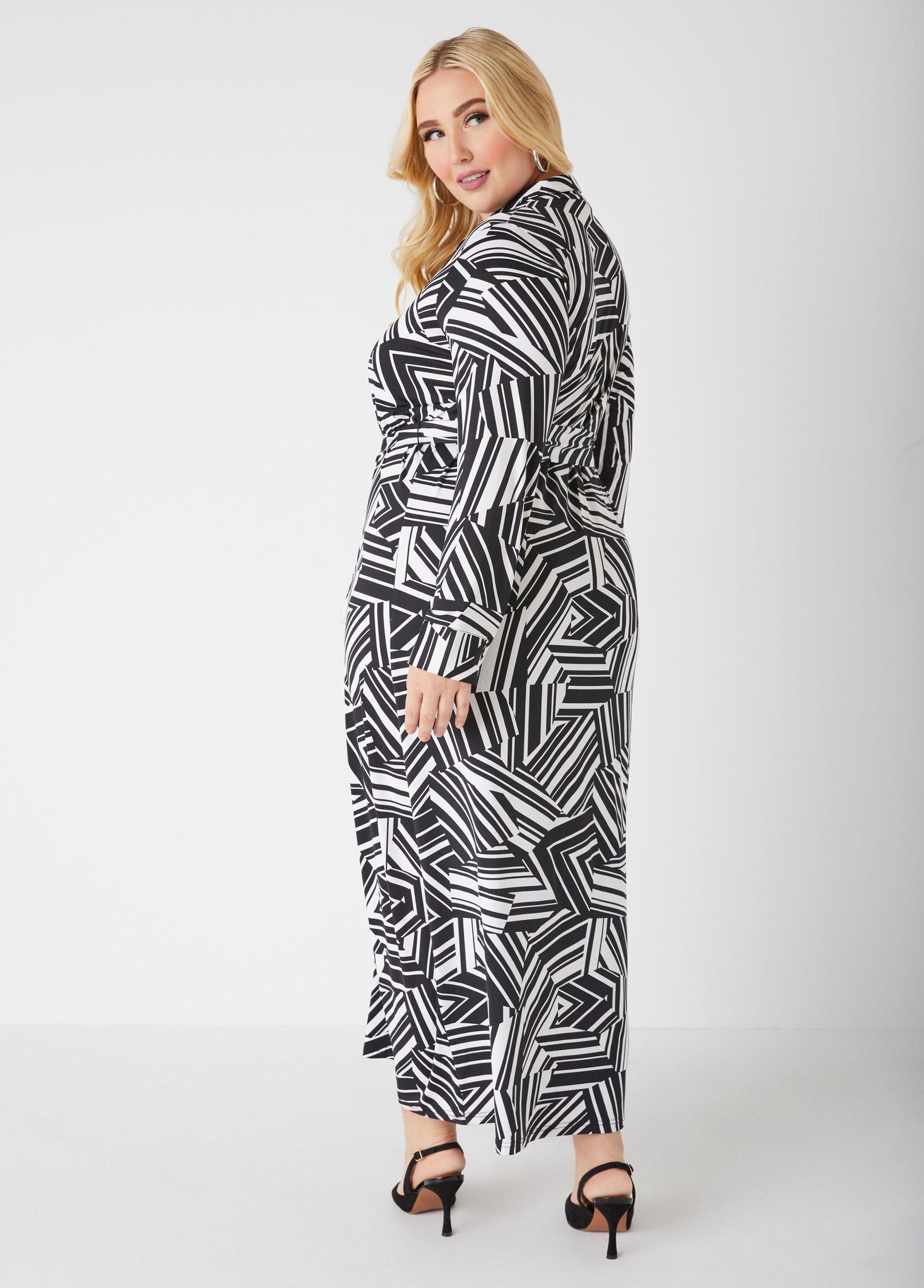 Striped Maxi Shirtdress Product Image