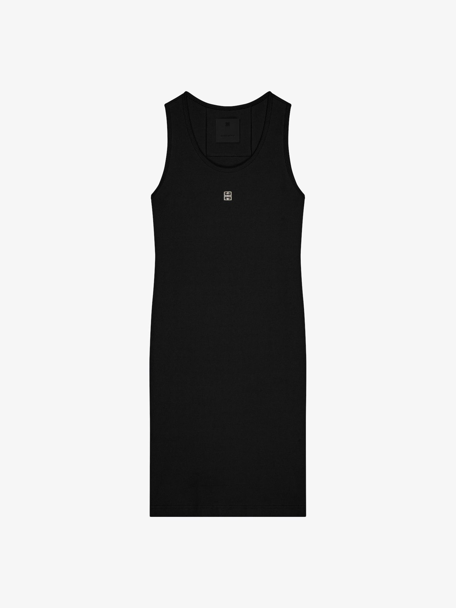 Tank dress in cotton with 4G detail Product Image