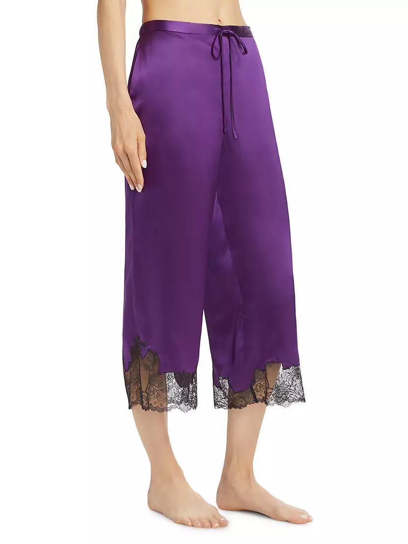 Lolita Silk & Lace Sleeveless Pajamas Product Image