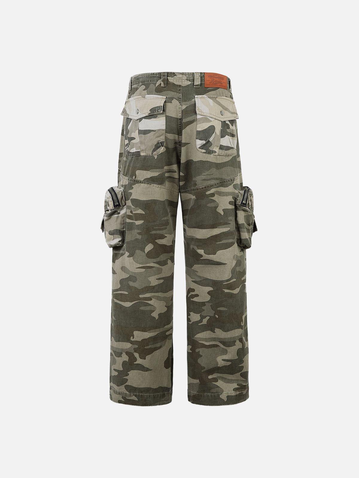 Aelfric Eden Camouflage Multi Pocket Cargo Pants Product Image