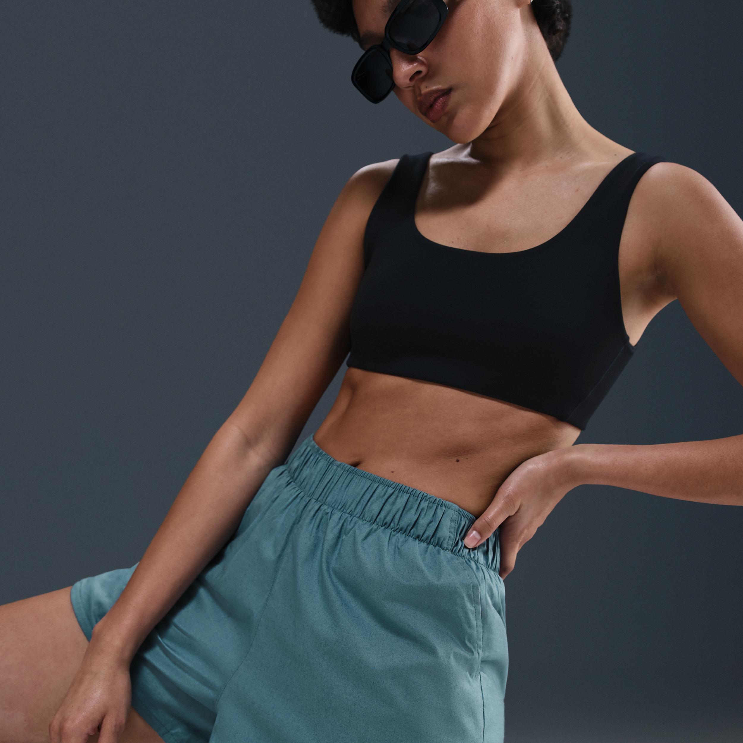 Women's Nike Sportswear Chill Poplin Mid-Rise 5" Shorts Product Image
