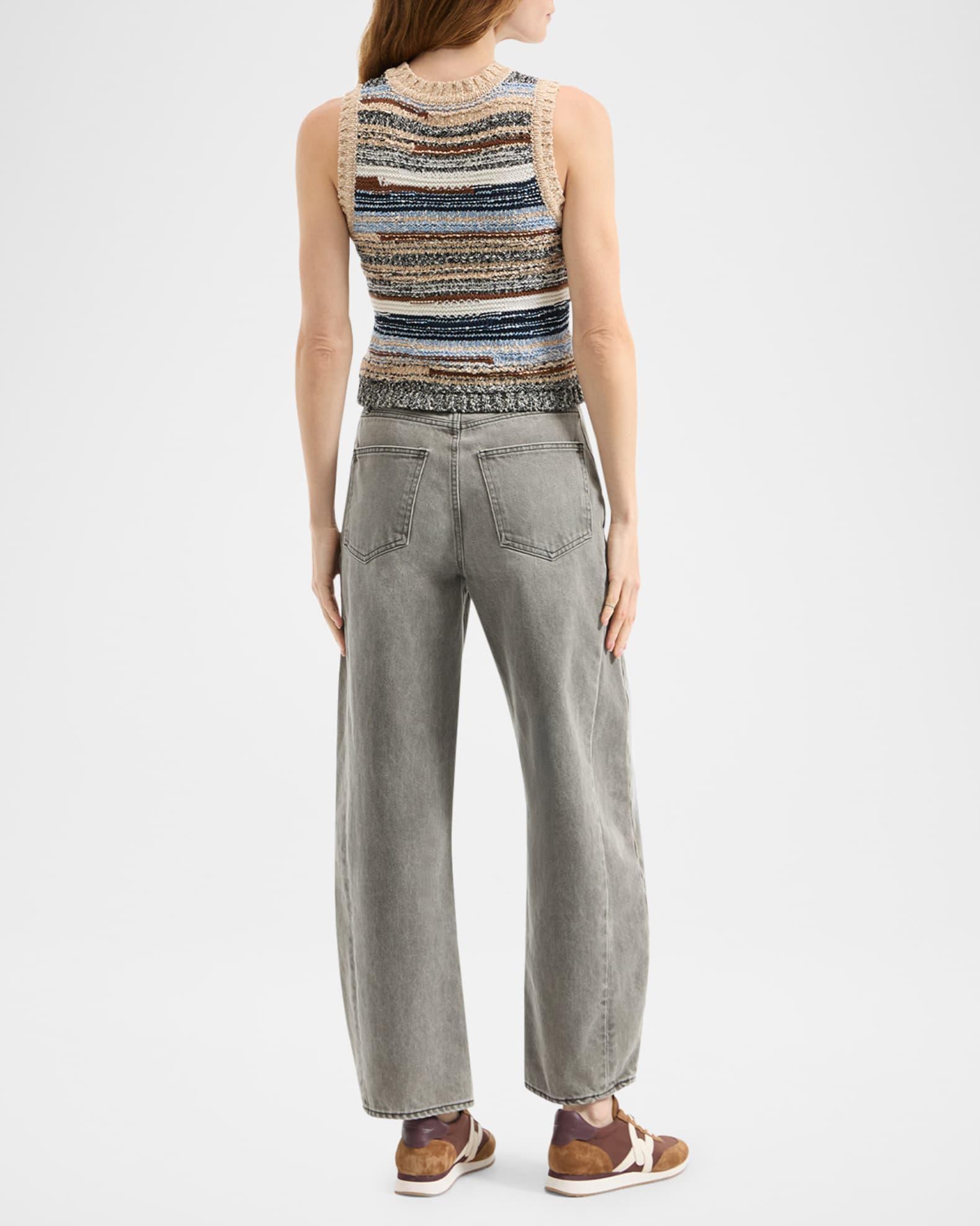 Jerrel Stripe Cropped Tank Top  Product Image