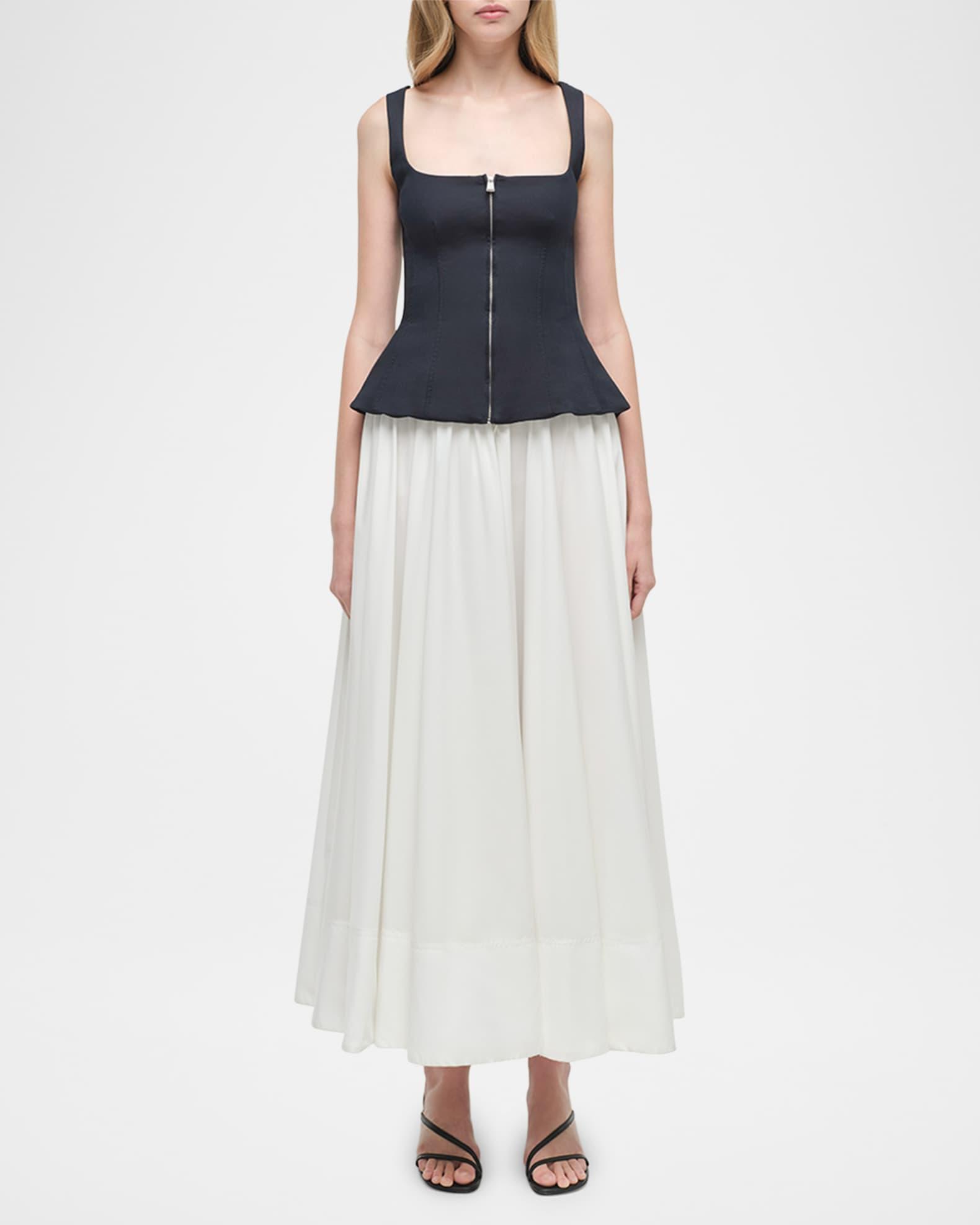 Jolynn Sleeveless Zip Midi Dress Product Image