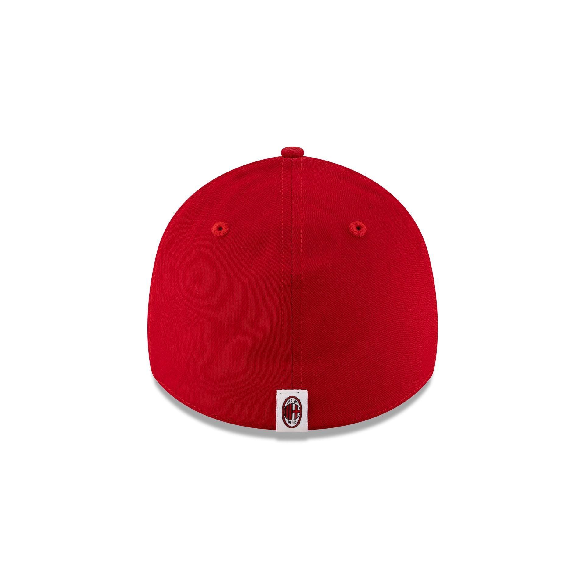 AC Milan M Logo Scarlet 39THIRTY Stretch Fit Hat Male Product Image