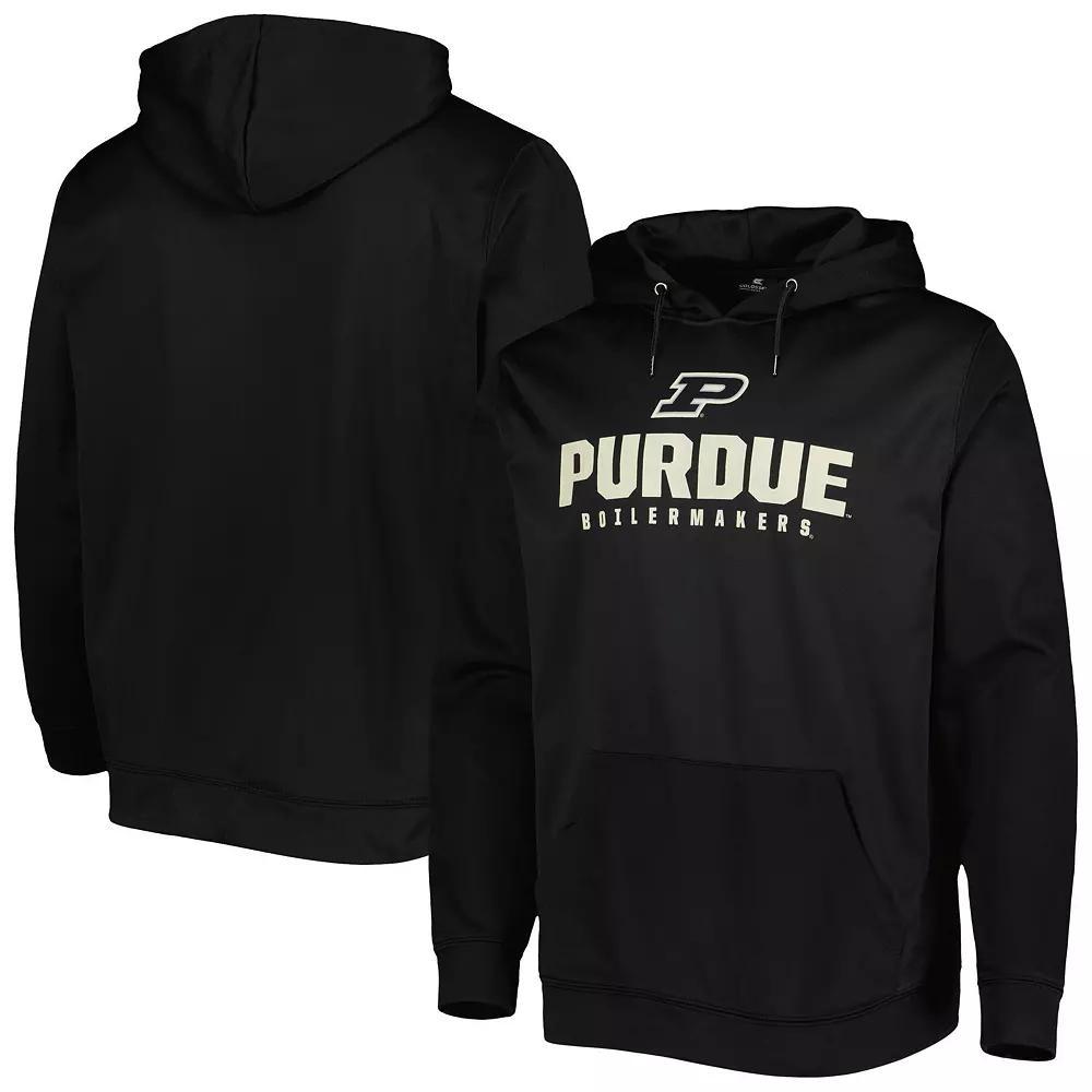 Men's Colosseum Black Purdue Boilermakers Team Lantern Pullover Hoodie, Size: 3XL Product Image