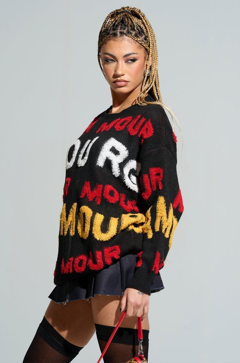 GLAMOUR OVERSIZED SWEATER Product Image