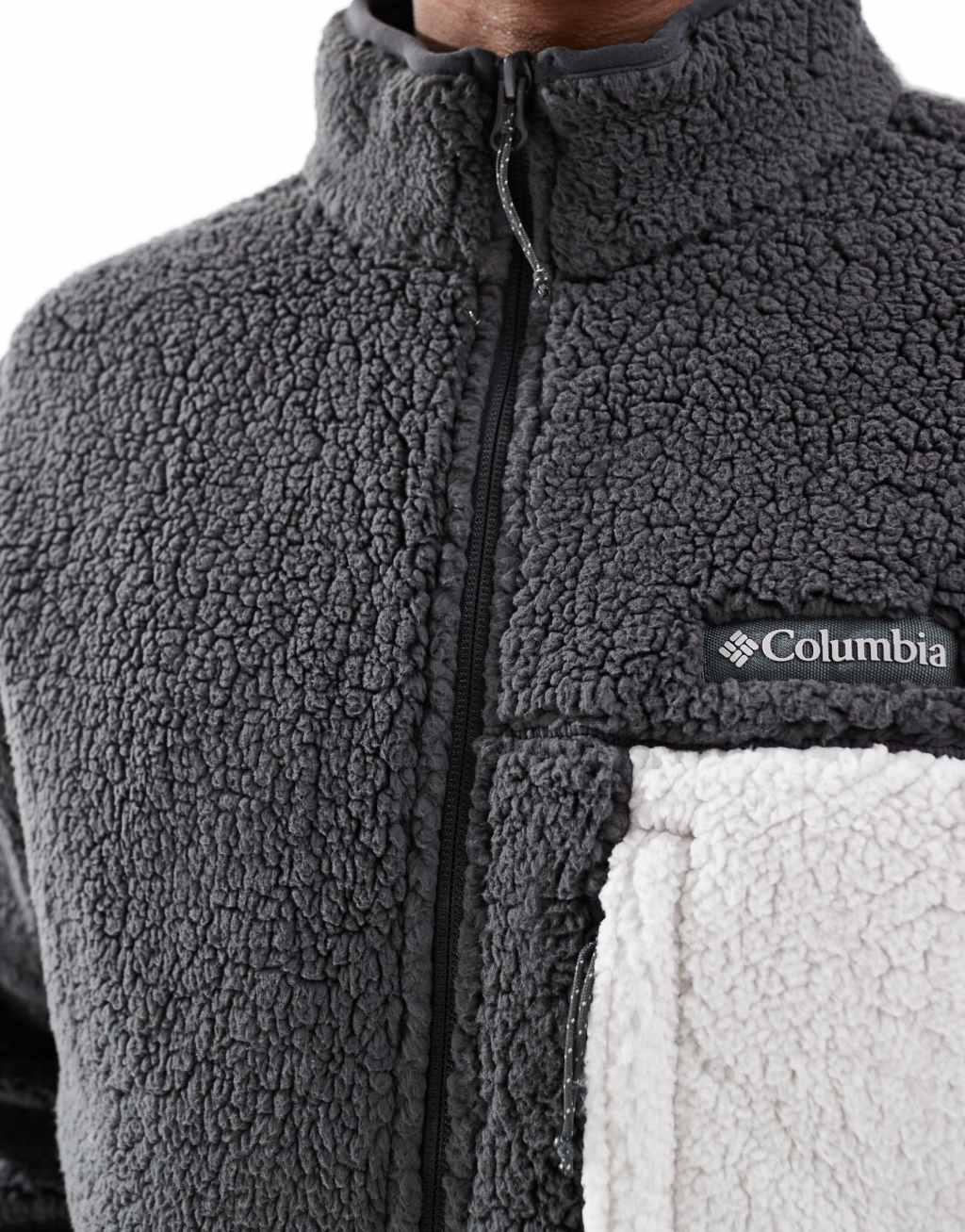 Columbia Mountainside Heavyweight fleece in gray Product Image