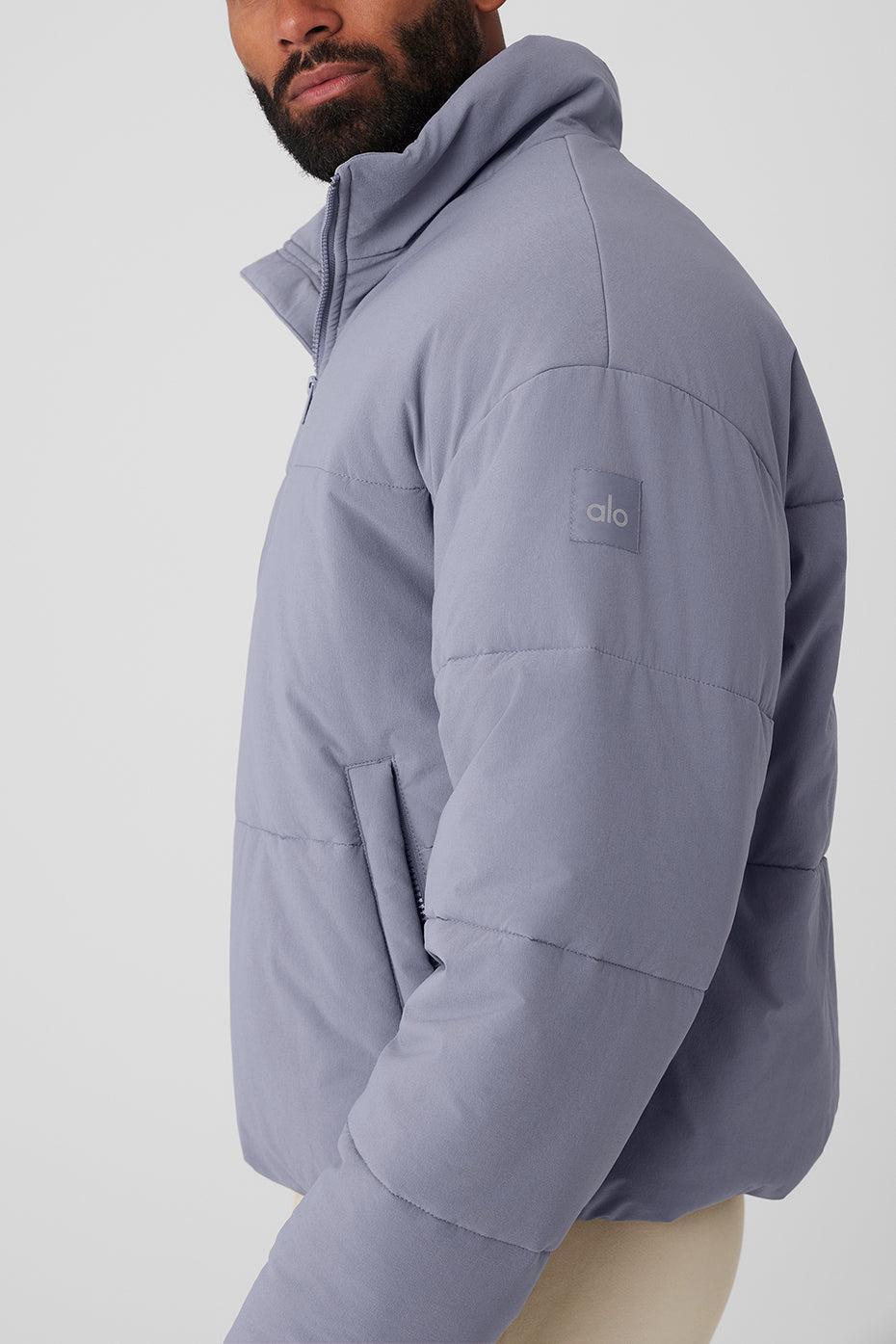 Stretch Woven Street Puffer - Fog Male Product Image