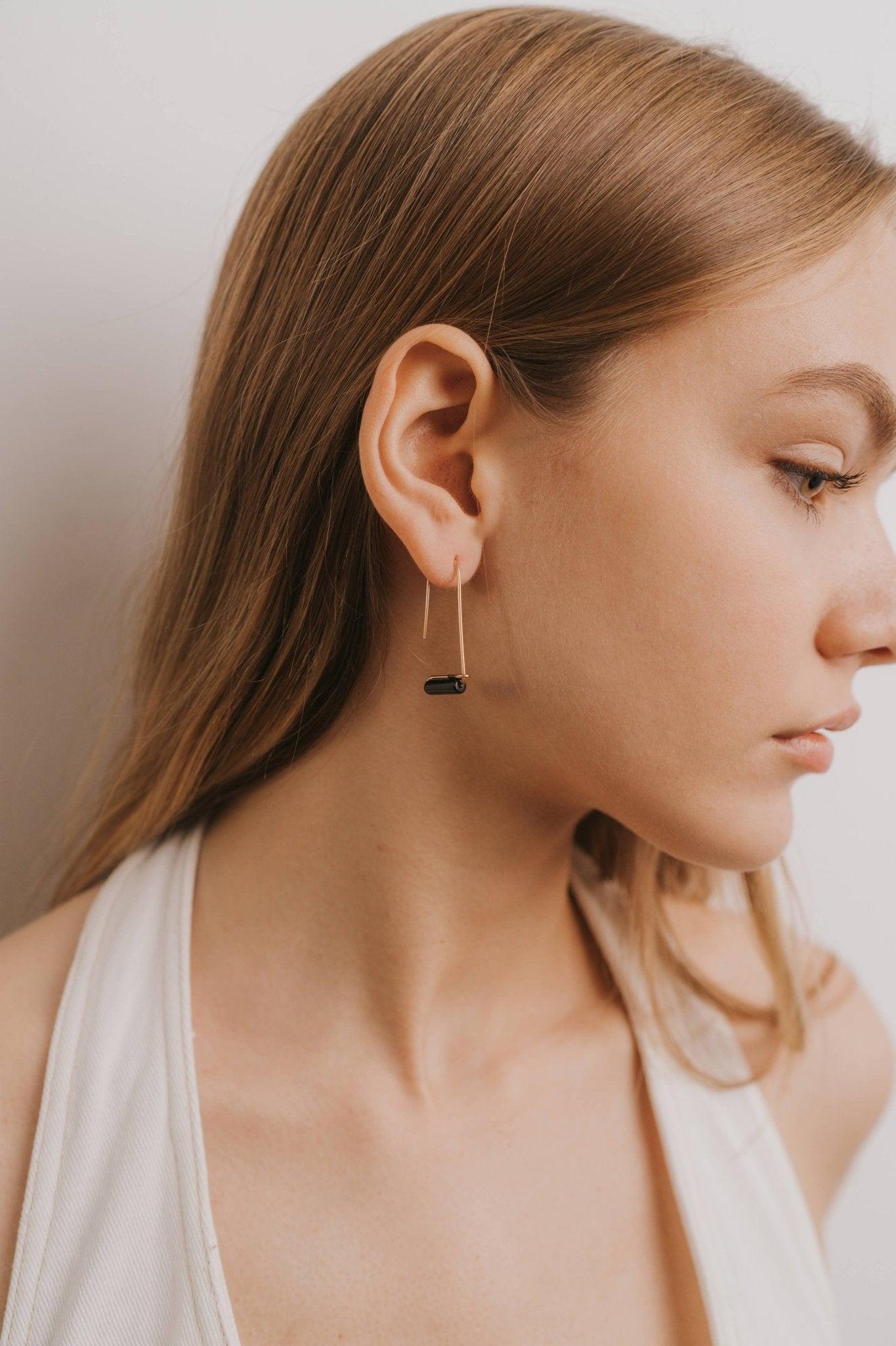 Black Onyx Drop Earring Product Image