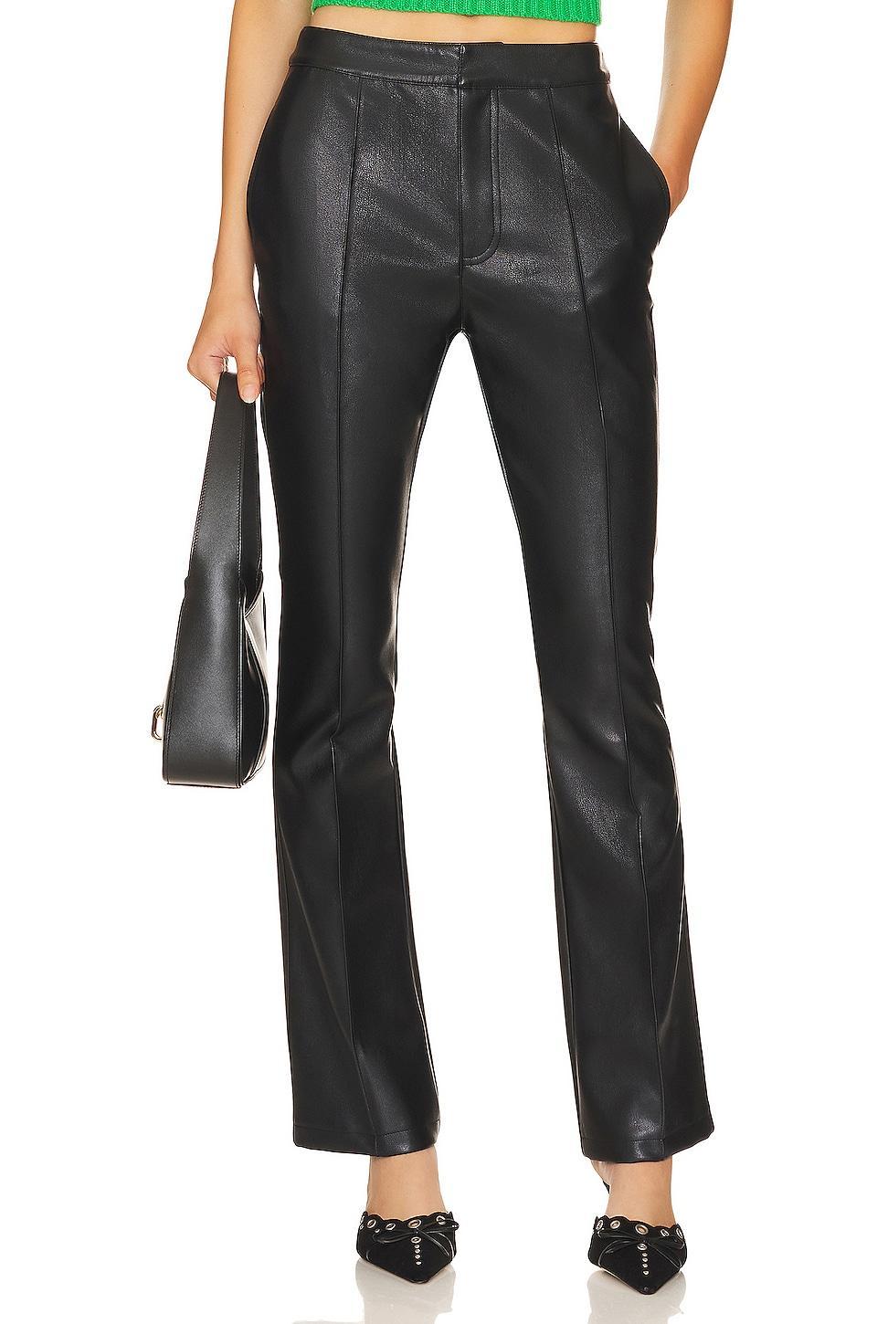 Reina Faux Leather Pants Line & Dot Product Image