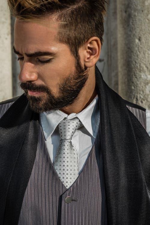 Elizabetta Barbera - Silk Jacquard Tie for Men in Black at Nordstrom Product Image