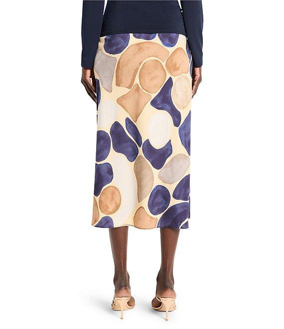 NIC + ZOE Playful Pebble A-Line Midi Slip Skirt Product Image