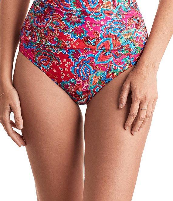 Mimi Flamingo Island Paisley Logan Hipster Swim Bottom Product Image