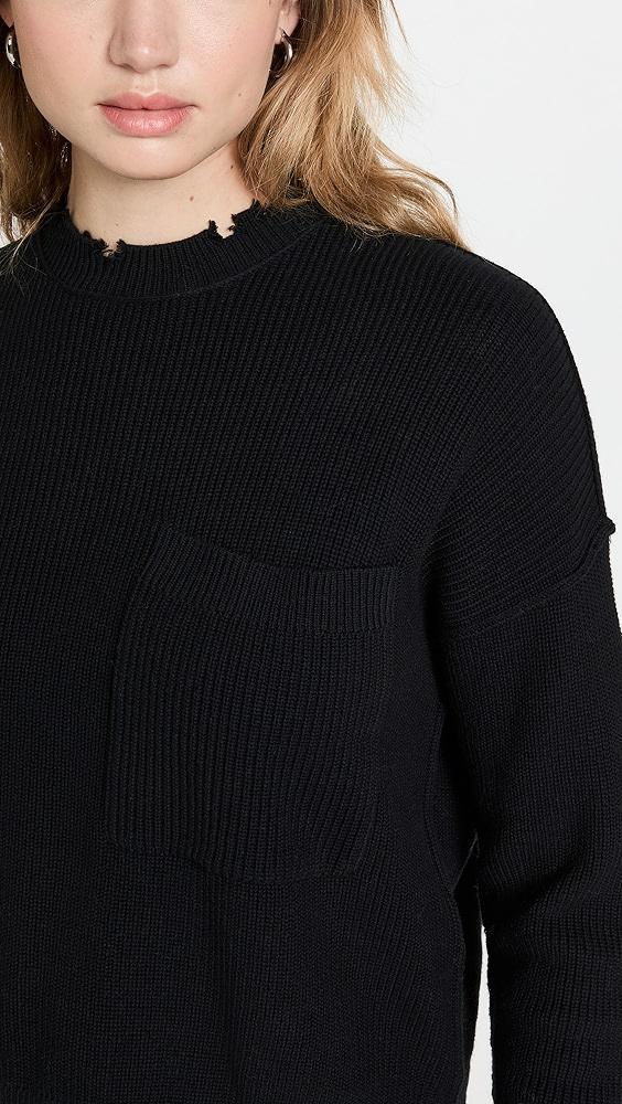 Pistola Denim Darya Oversized Crewneck Pullover | Shopbop Product Image