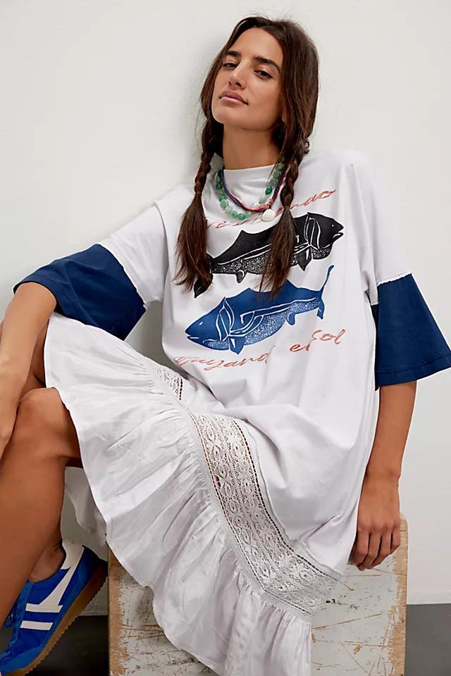 Toro Graphic Tee Midi Dress Product Image