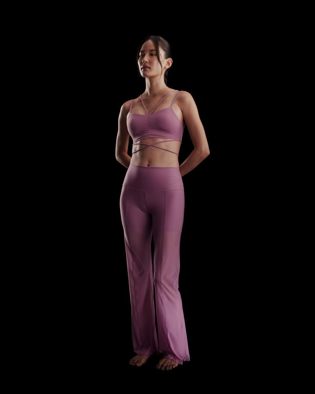 Nike Zenvy Sheer Women's Gentle-Support High-Waisted Full-Length Pants Product Image