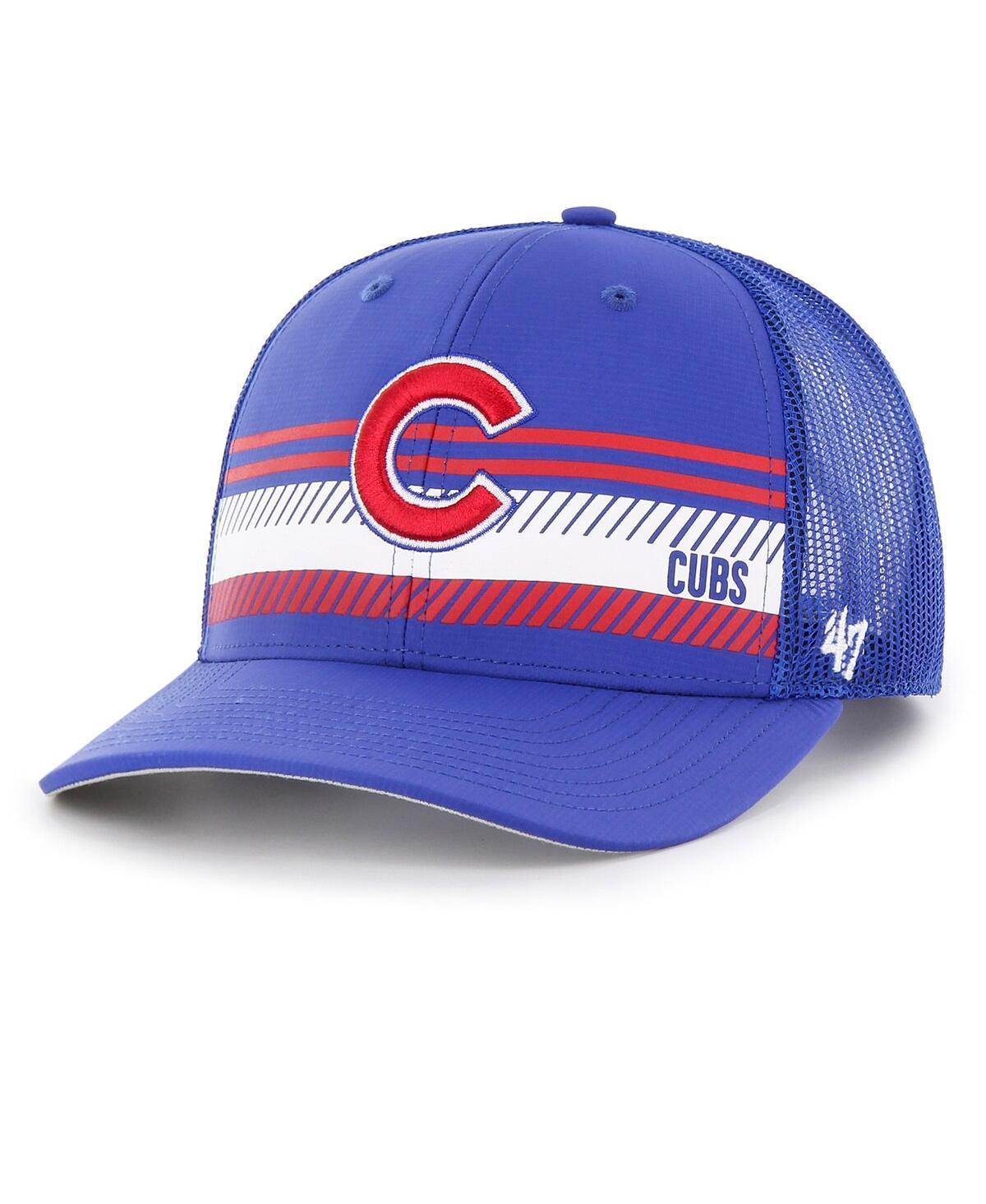 Men's '47 Royal Chicago Cubs Cumberland Trucker Snapback Hat, Blue Product Image