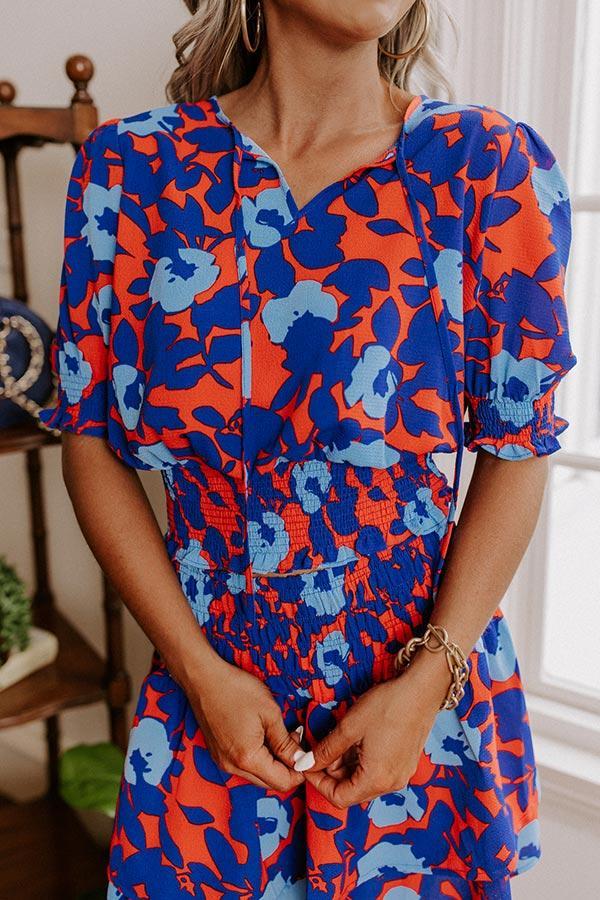 Put My Song On Floral Top Product Image