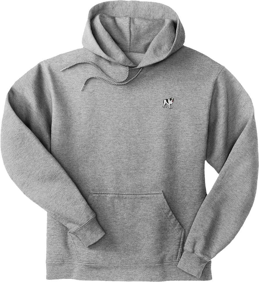 French Terry Fleece Embroidered Hoodie Female Product Image