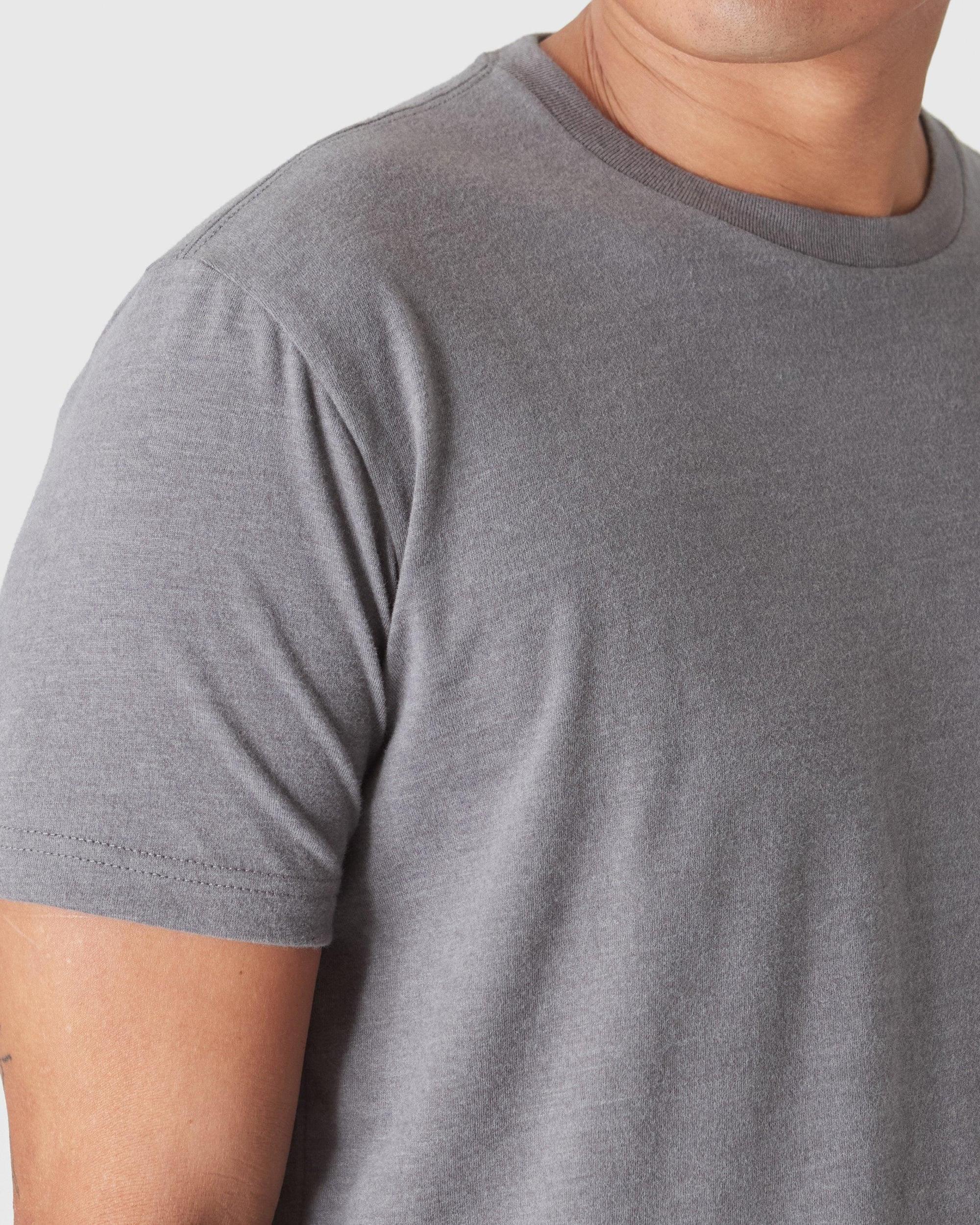 Heather Graphite Short Sleeve Crew Neck Tee Product Image