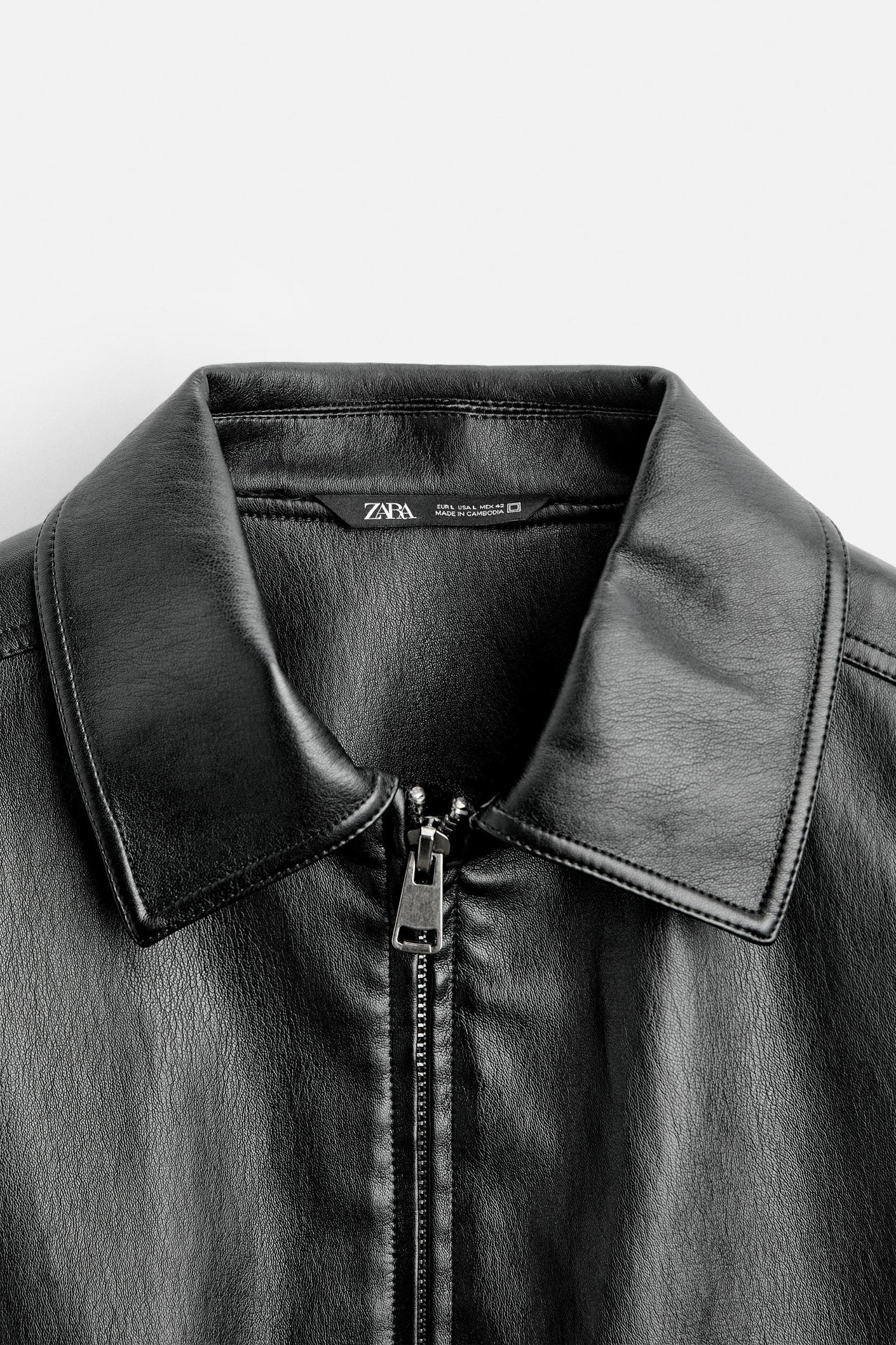 FAUX LEATHER JACKET Product Image