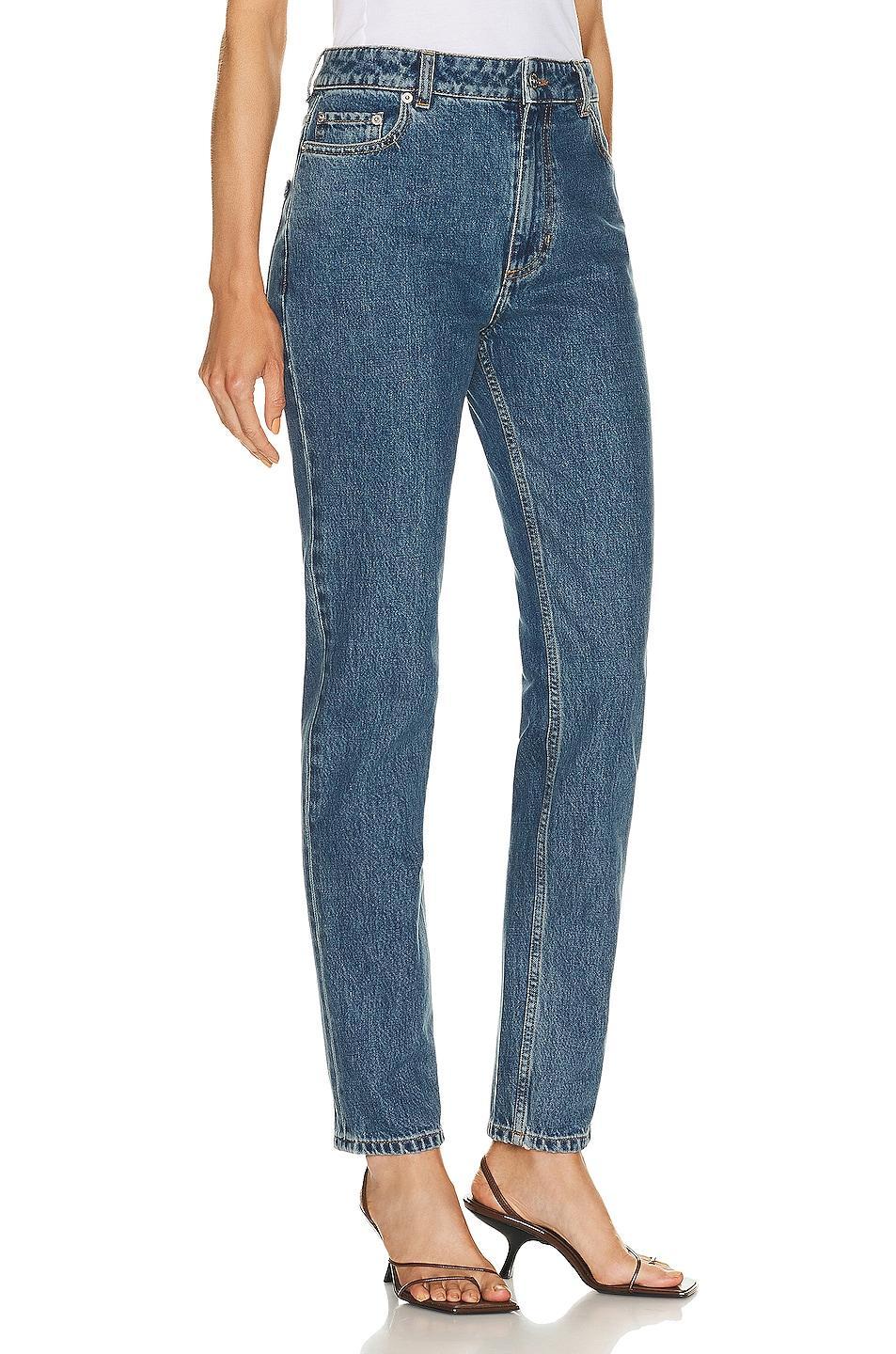 Burberry Balin Skinny Jean in Blue Product Image