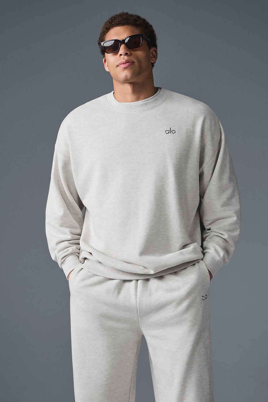 Accolade Straight Leg Sweatpant - White Heather Product Image