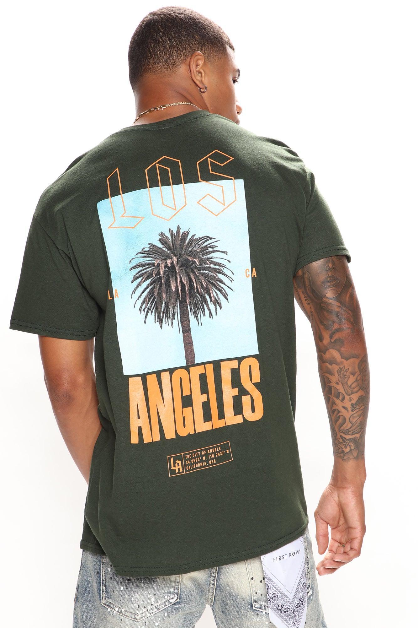 Los Angeles Palm Short Sleeve Tee - Green Product Image