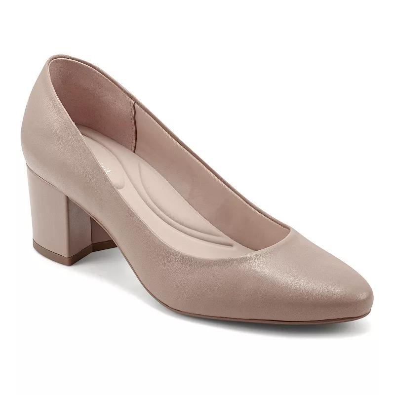Easy Spirit Cosma E-Flex Women's Block Heel Pumps, Size: 9.5, Natural Product Image