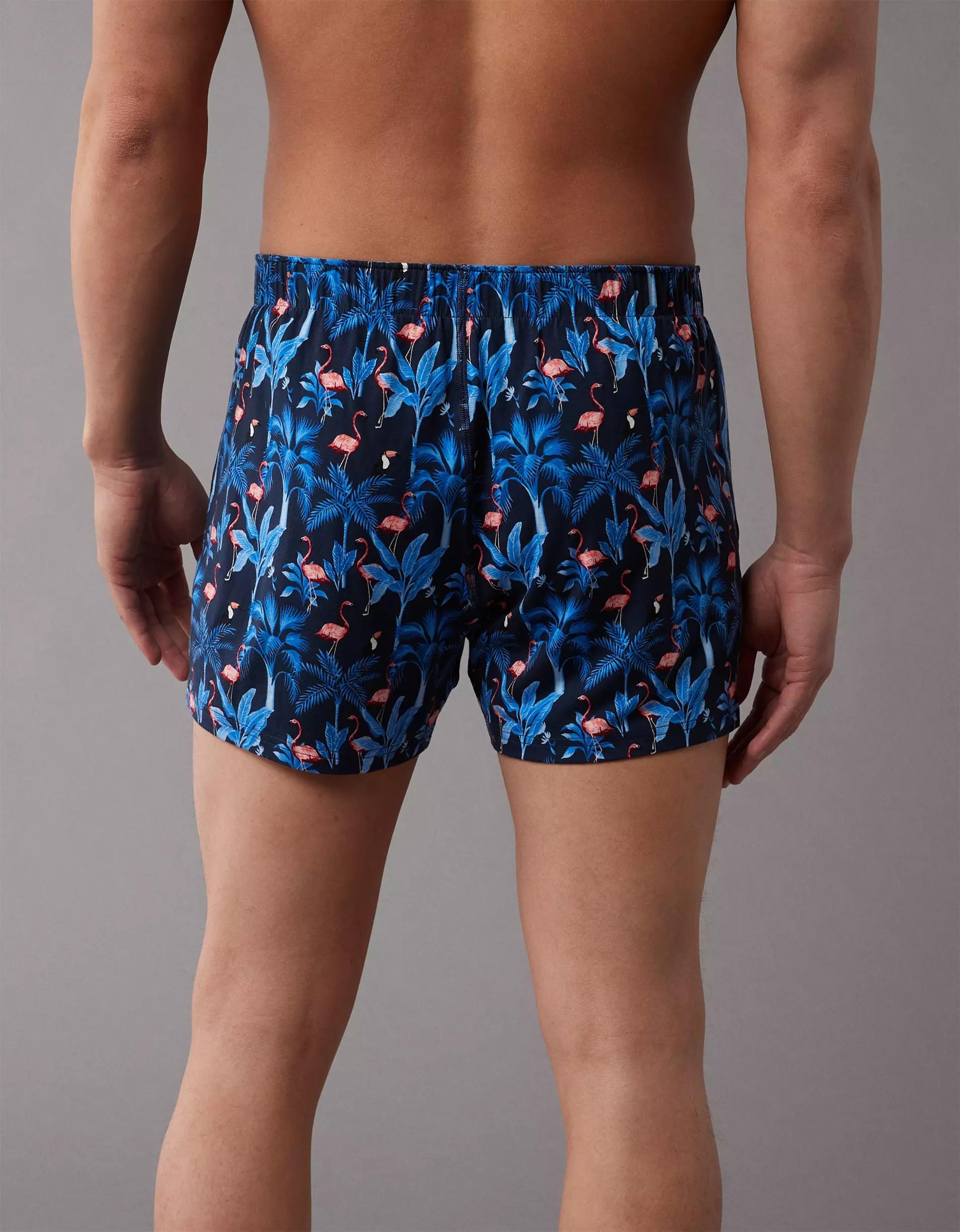AEO Men's Houndstooth Slim Knit Ultra Soft Boxer Short Product Image