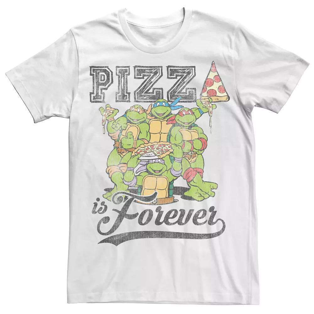Men's Teenage Mutant Ninja Turtles Pizza Tee, Size: Large, White Product Image