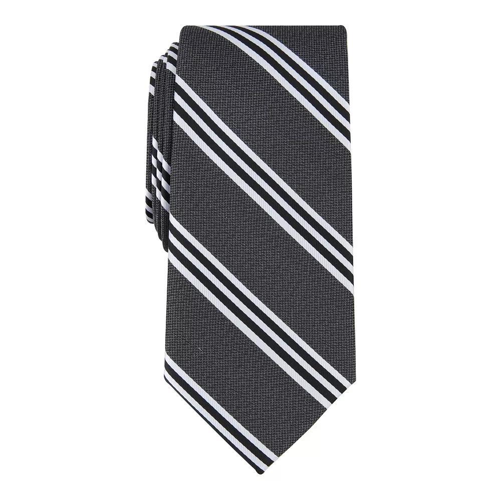 Men's Nautica Striped Tie, Black Bilge Product Image