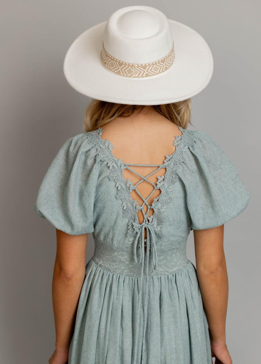Cristina Dress in Dusty Aqua Female Product Image