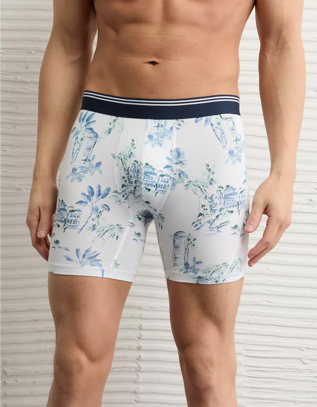 AEO Men's Boats 6" Ultra Soft Boxer Brief Product Image