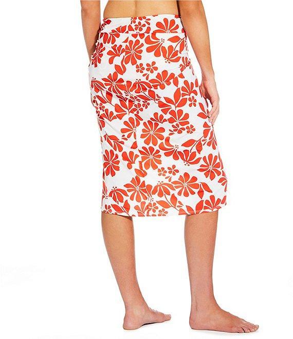 Alex Marie Groovy Tropics Faux Wrap Sarong Cover Up Product Image