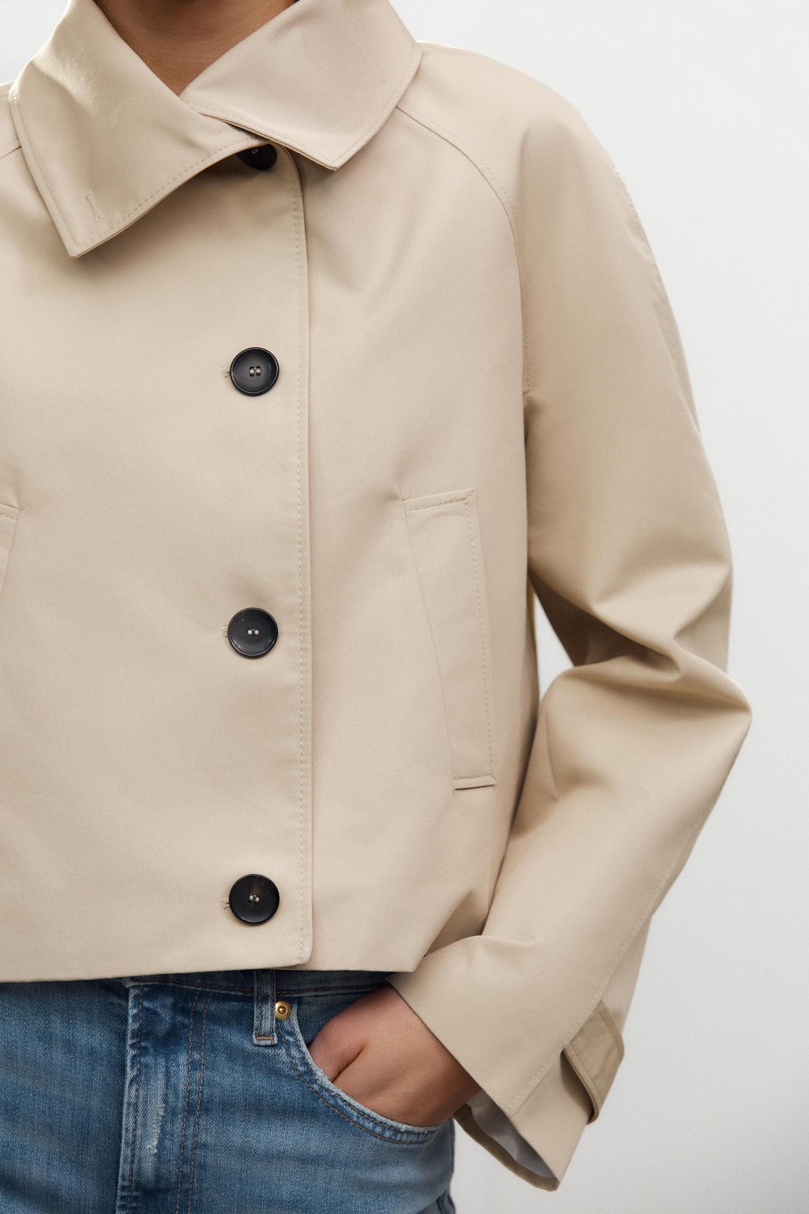SHORT TRENCH COAT ZW COLLECTION Product Image