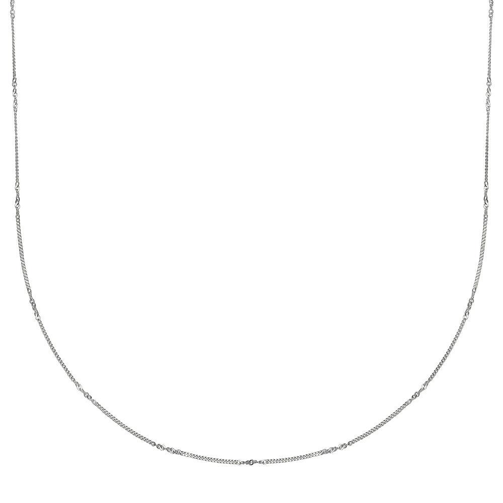 PRIMROSE Sterling Silver Flat Curb Chain Necklace, Women's, Size: 18" Product Image