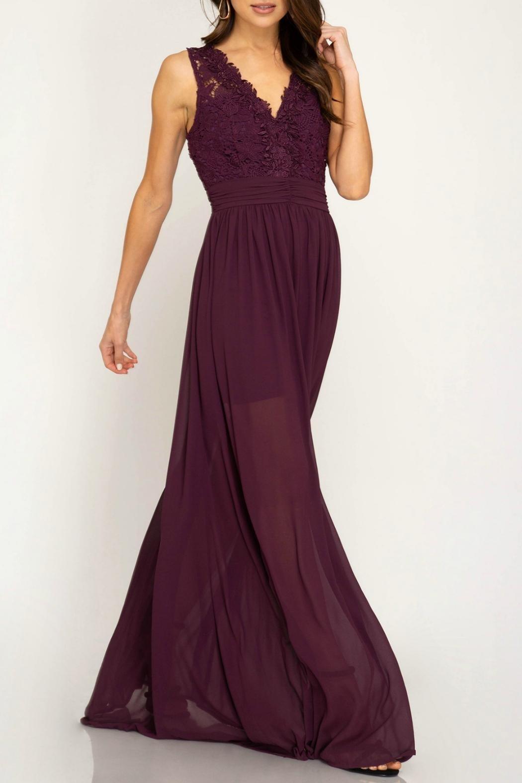 Crochet Bodice Maxi Product Image