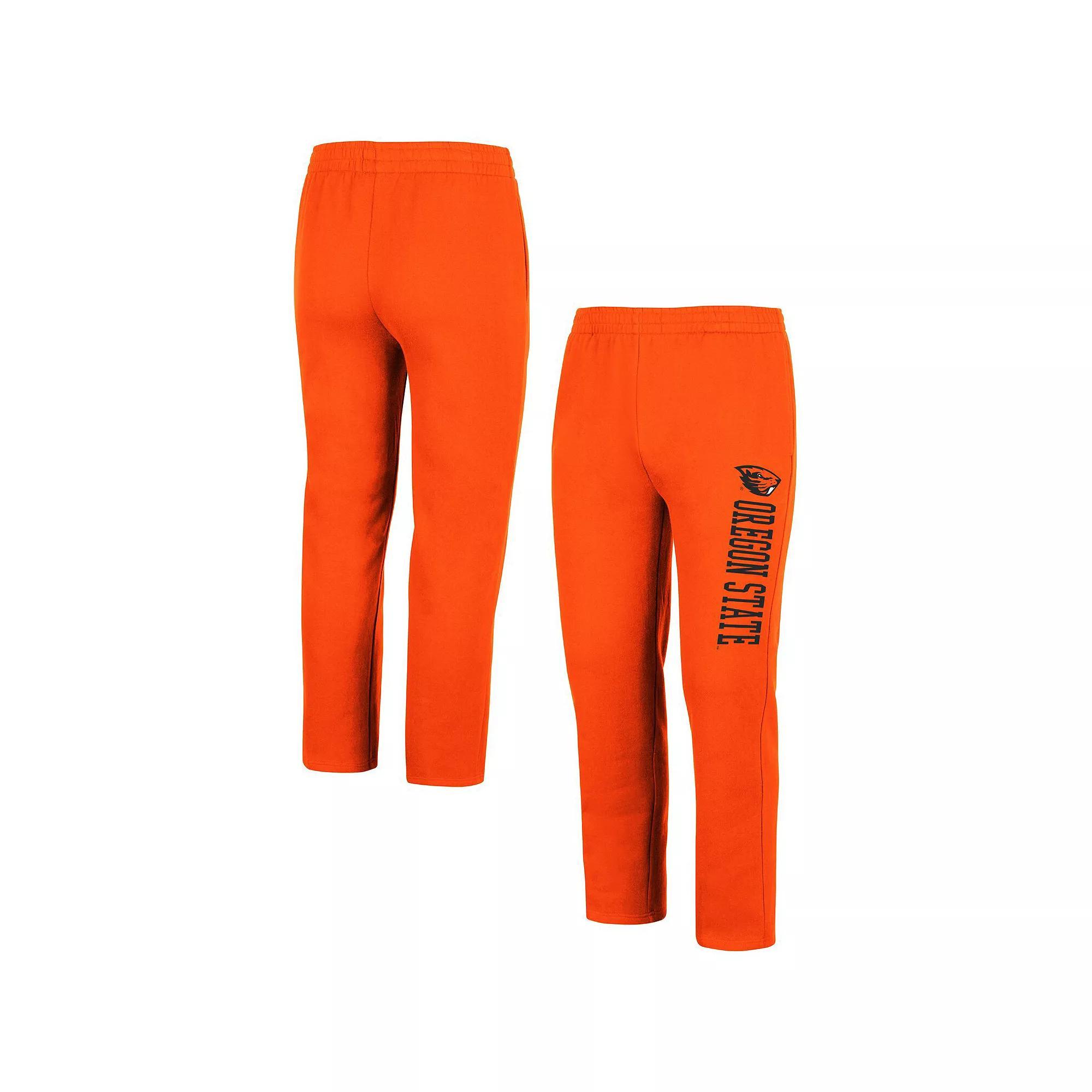 Men's Colosseum Orange Clemson Tigers Fleece Pants, Size: XL Product Image