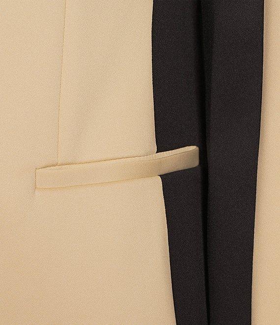 DKNY By Donna Karan Two-Toned Scuba Notch Lapel Single-Breasted Blazer Product Image
