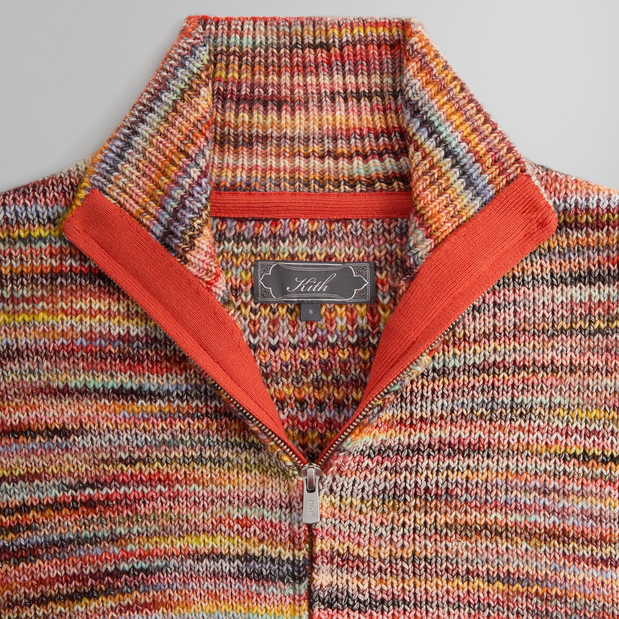 Kith Space Dye Wyona Full Zip Sweater - Fervor Male Product Image