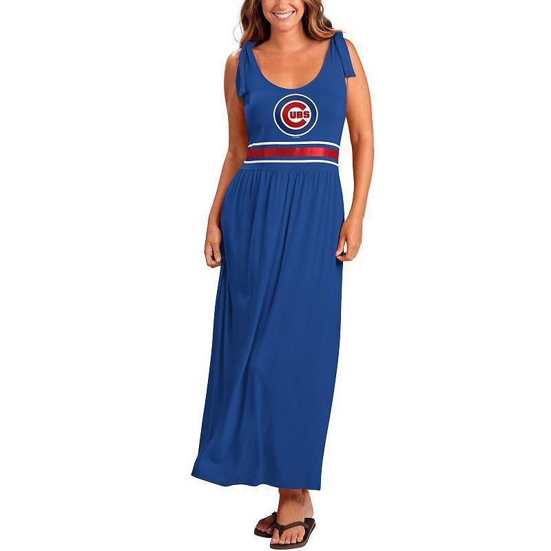 Women's G-III 4Her by Carl Banks Royal Los Angeles Dodgers Game Over Maxi Dress, Size: Large, Blue Product Image